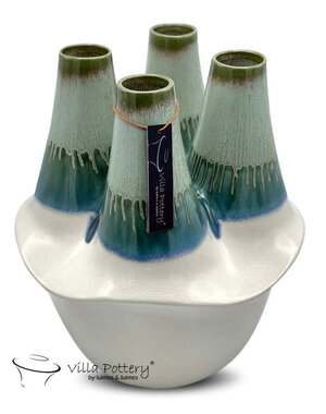 Villa Pottery  Groene vaas Valance