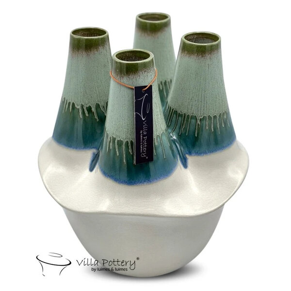 Villa Pottery  Groene vaas Valance