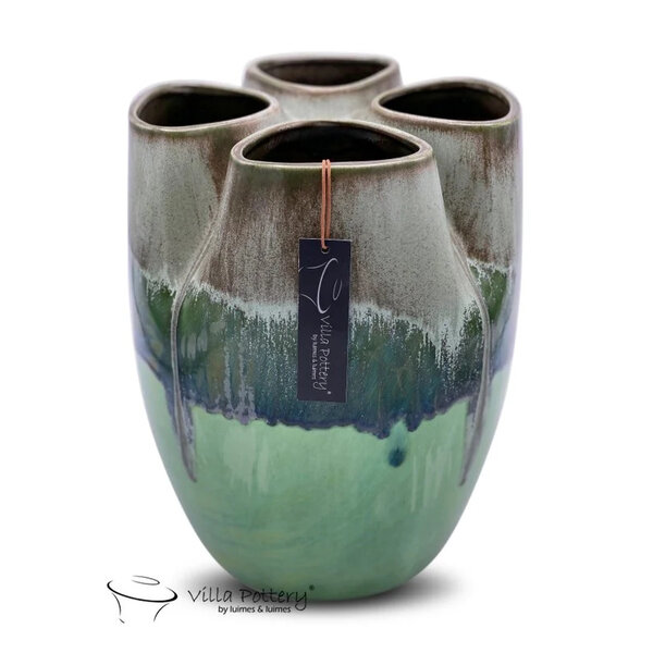 Villa Pottery  Groene vaas Valance