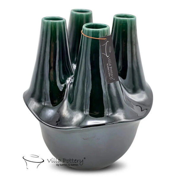 Villa Pottery  Groene vaas Valance