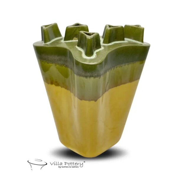 Villa Pottery  Chimney Groen Geel