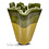 Villa Pottery  Chimney Groen Geel