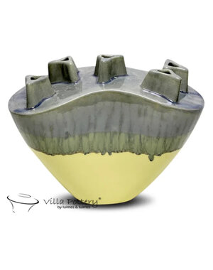 Villa Pottery  Chimney Grijs Geel