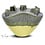 Villa Pottery  Chimney Grijs Geel