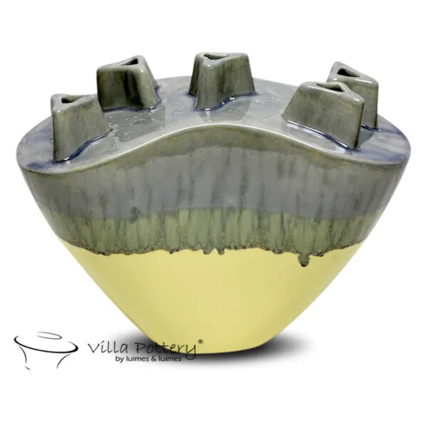 Villa Pottery  Chimney Grijs Geel