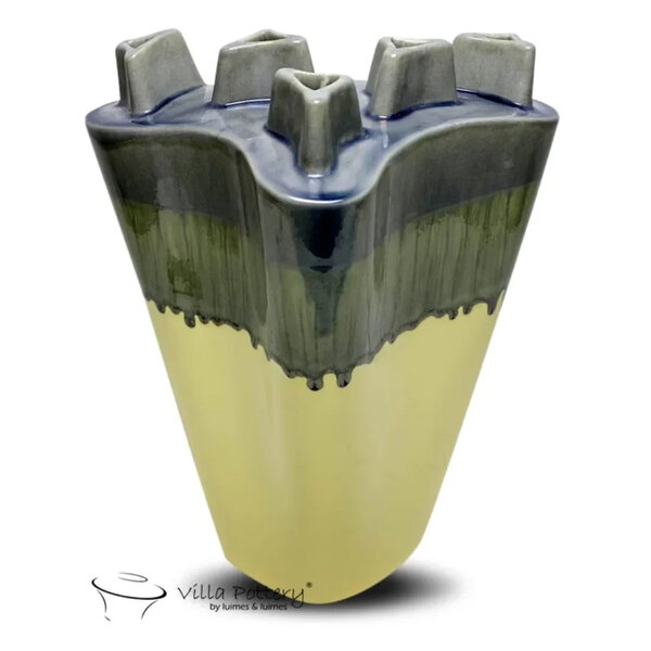 Villa Pottery  Chimney Grijs Geel