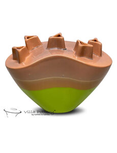 Villa Pottery  Chimney Oranje Groen
