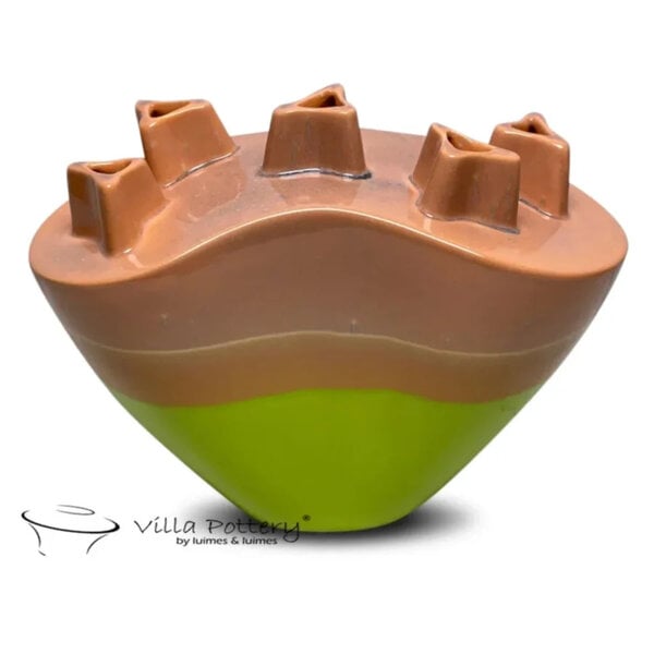 Villa Pottery  Chimney Oranje Groen