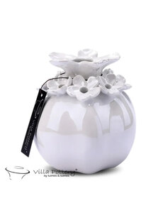 Villa Pottery  Creme Bloemenvaas Patricia
