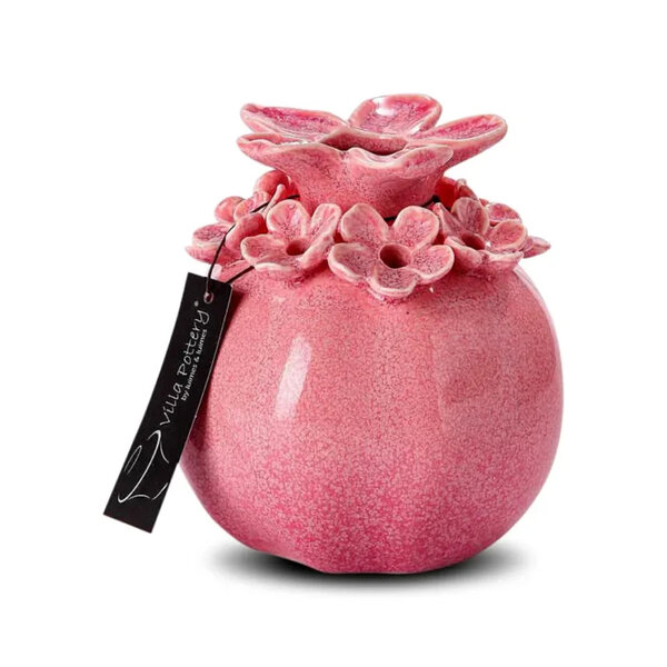 Villa Pottery  Roze Bloemenvaas Patricia