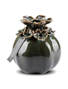 Villa Pottery  Groene Bloemenvaas Patricia