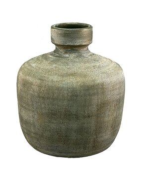 HS Potterie Kruik Fles Miami Groen - Cement