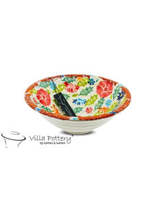 Villa Pottery  Flowergarden schaal Multi kleur
