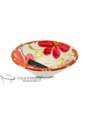 Villa Pottery  Flowergarden schaal Roze