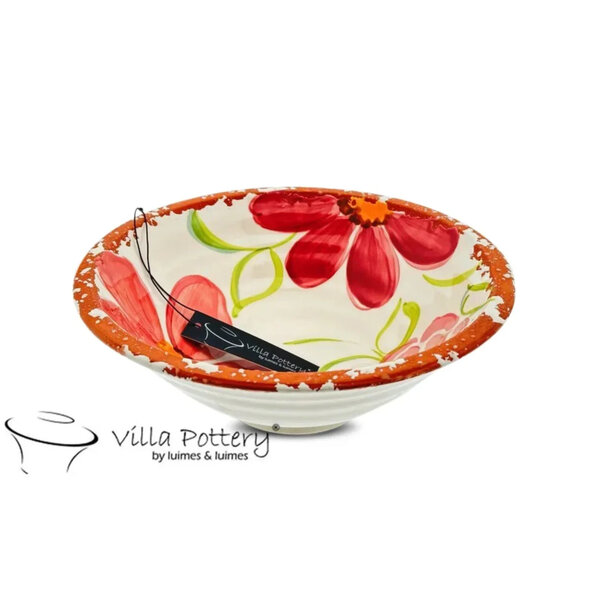 Villa Pottery  Flowergarden schaal Roze