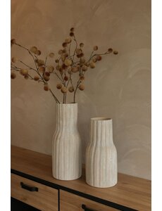 HS Potterie Vigo Zand Beige Vaas