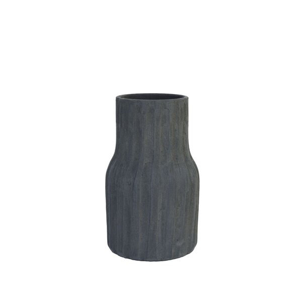 HS Potterie Vaas Vigo Antraciet