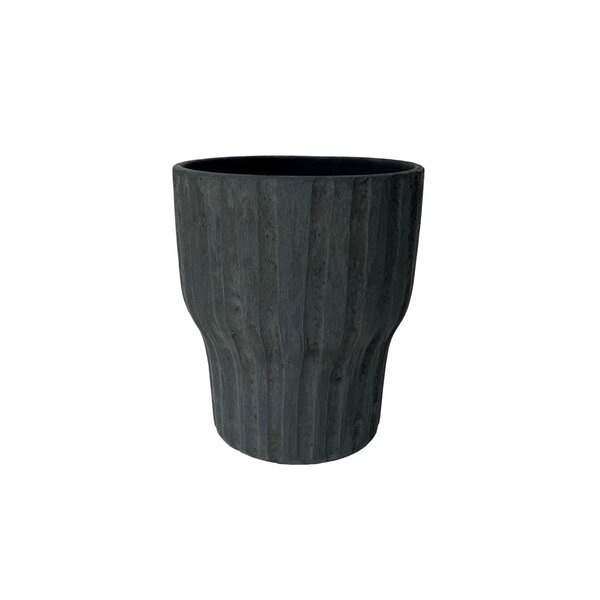 HS Potterie Vaas Vigo Antraciet