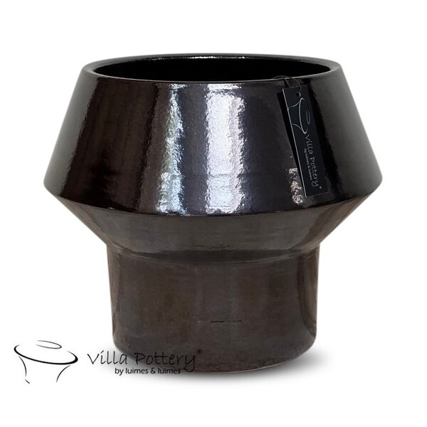 Villa Pottery  Big Head – robuuste bloempot met geometrisch design