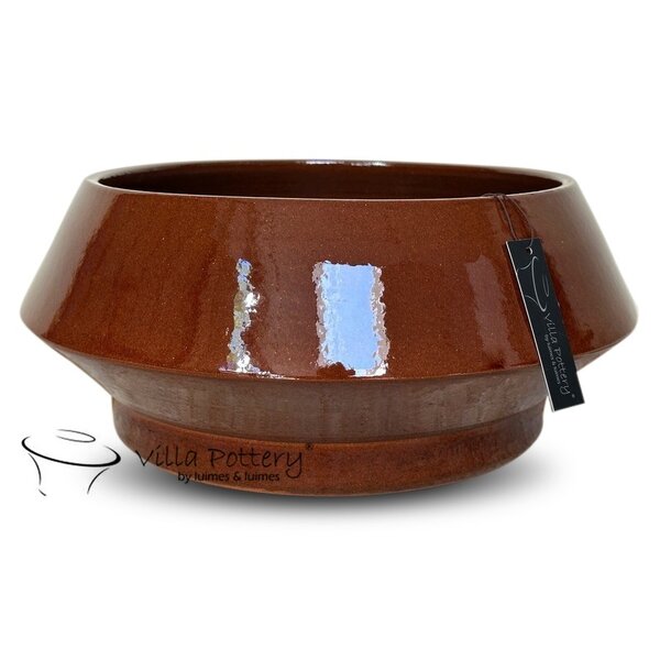 Villa Pottery  Big Head – robuuste schaal met geometrisch design - Copy