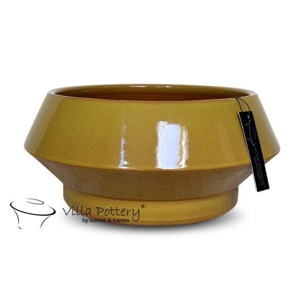 Villa Pottery  Big Head – robuuste schaal met geometrisch design - Copy