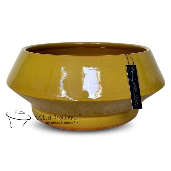 Villa Pottery  Big Head – robuuste schaal met geometrisch design - Copy