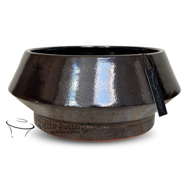 Villa Pottery  Big Head – robuuste schaal met geometrisch design - Copy