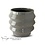 Villa Pottery  Bloomvibe – moderne bloempot met geometrische ribbels