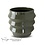 Villa Pottery  Bloomvibe – moderne bloempot met geometrische ribbels
