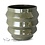 Villa Pottery  Bloomvibe – moderne bloempot met geometrische ribbels