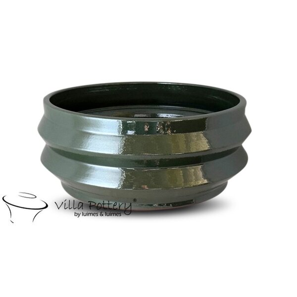 Villa Pottery  Bloomvibe – moderne schaal met geometrische ribbels - Copy - Copy