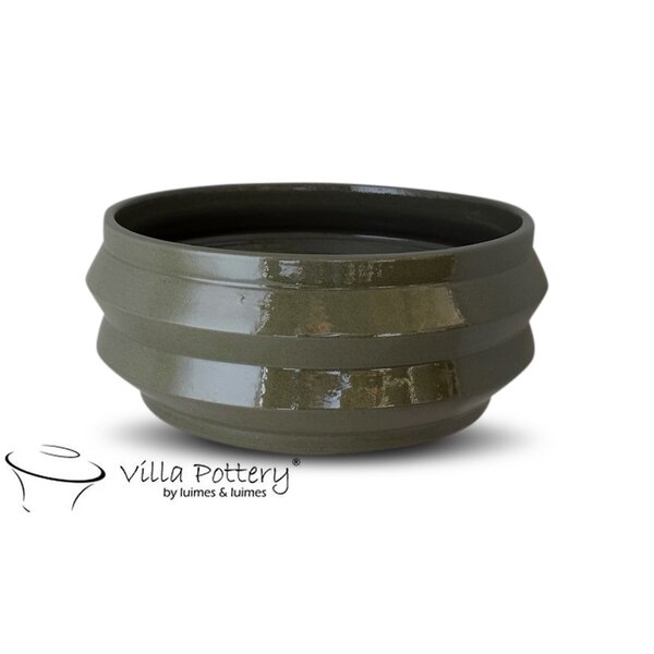 Villa Pottery  Bloomvibe – moderne schaal met geometrische ribbels - Copy - Copy