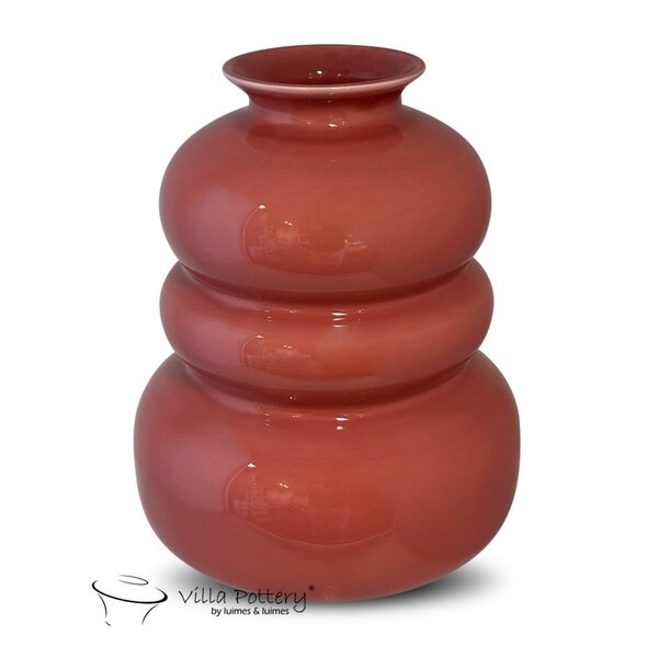 Villa Pottery  Bolla Vie – elegante designvaas met sierlijke rondingen
