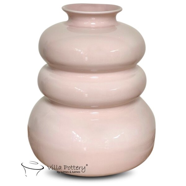 Villa Pottery  Bolla Vie – elegante designvaas met sierlijke rondingen