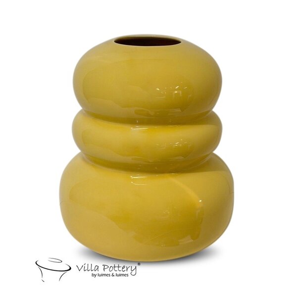 Villa Pottery  Bolla Nova – designvaas met drie afgeronde vormen