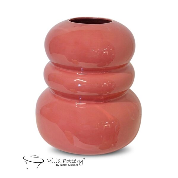 Villa Pottery  Bolla Nova – designvaas met drie afgeronde vormen