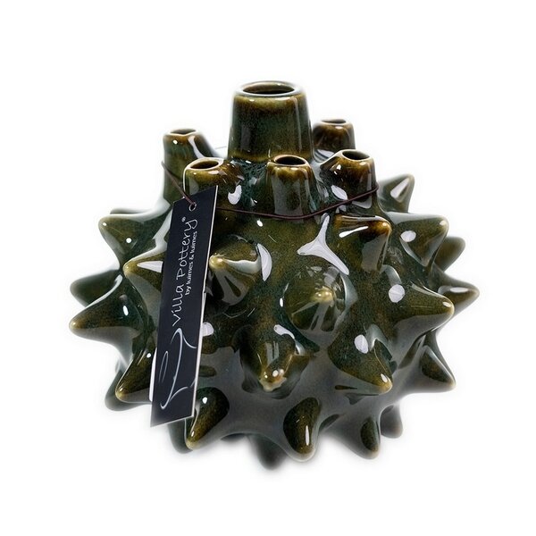 Villa Pottery  Malibu – decoratief vaasje met speels stekeldesign