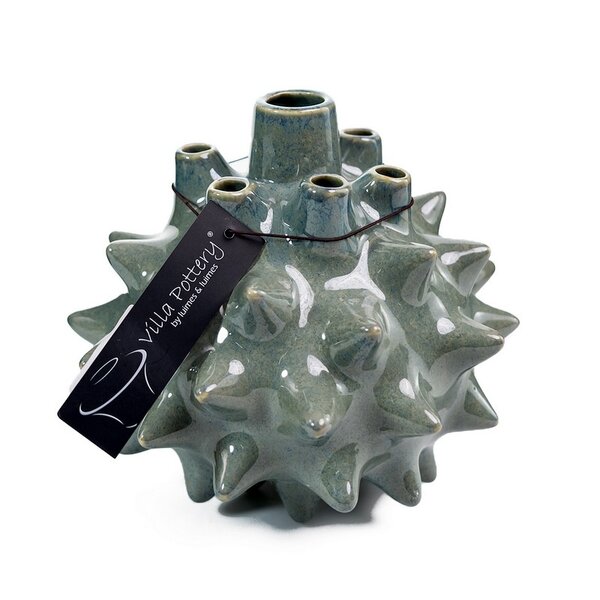 Villa Pottery  Malibu – decoratief vaasje met speels stekeldesign