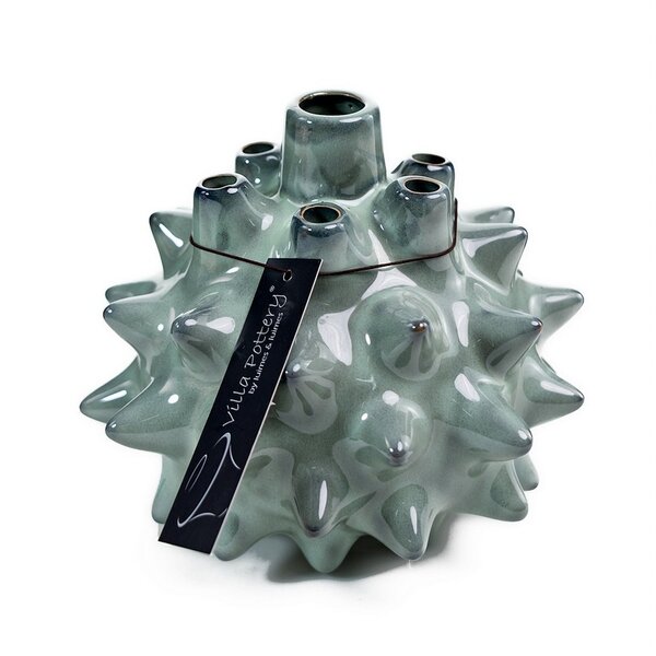 Villa Pottery  Malibu – decoratief vaasje met speels stekeldesign