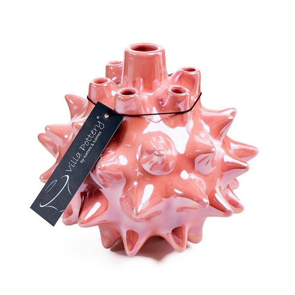 Villa Pottery  Malibu – decoratief vaasje met speels stekeldesign