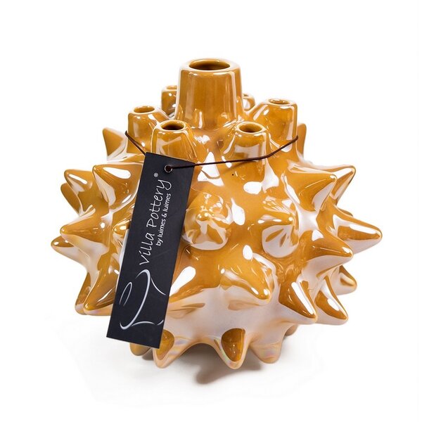Villa Pottery  Malibu – decoratief vaasje met speels stekeldesign