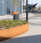 Cortenstaal Plantenbak Ovaal/Ellips