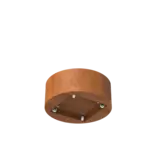 Cortenstaal Plantenbak met wielen