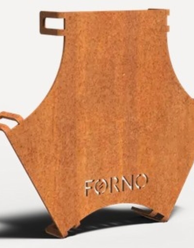 Cortenstaal Koppelstuk Hexagon (midden)