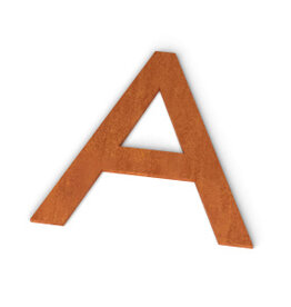 Cortenstaal Brievenbus Letters (klein) (Jerome)