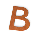 Cortenstaal Brievenbus Letters (klein) (Jerome)