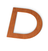 Cortenstaal Brievenbus Letters (klein) (Jerome)