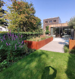 Artesa Cortenstaal Plantenbak rechthoekig met bodem