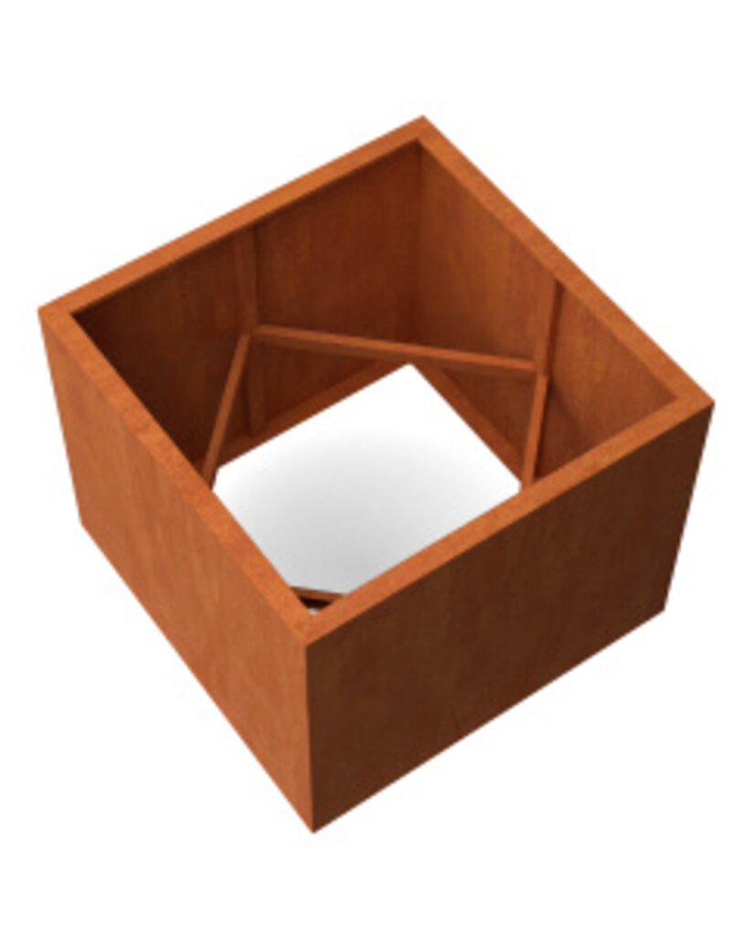 Artesa Cortenstaal Plantenbak vierkant zonder bodem