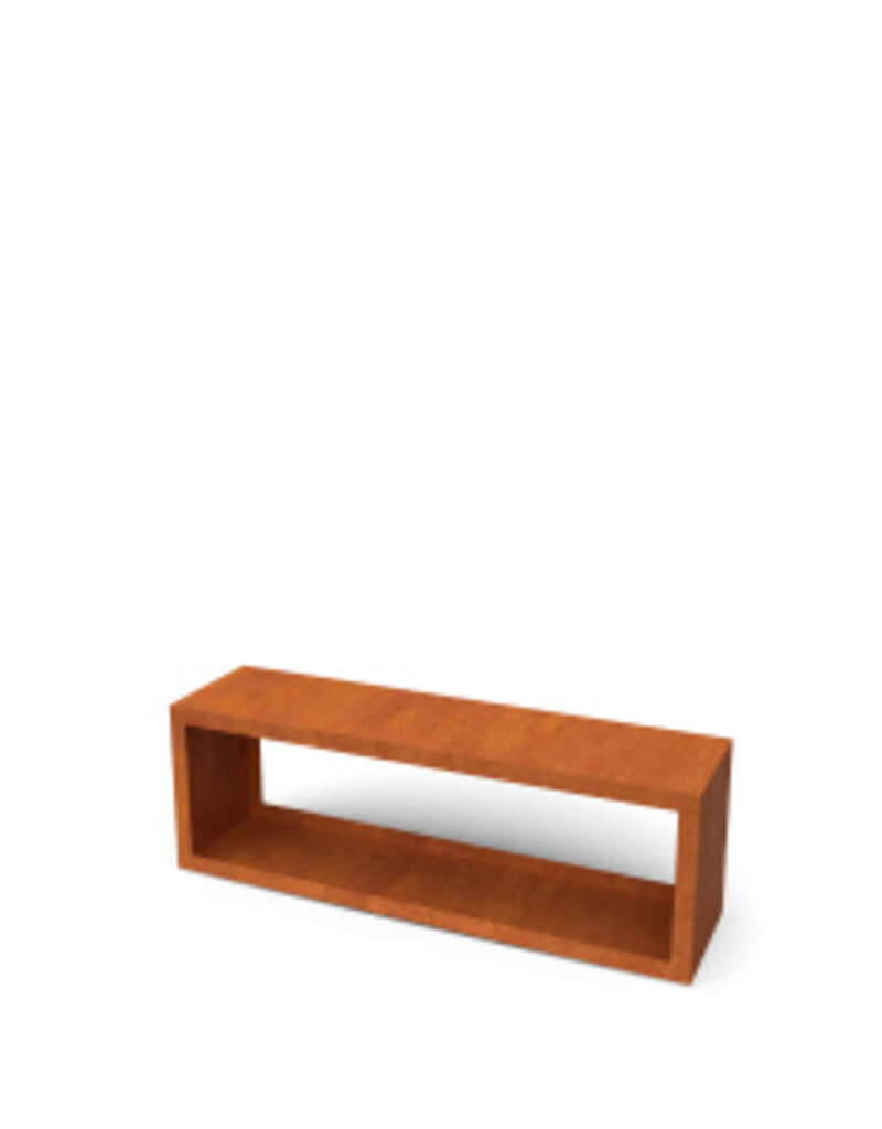 Egura Houtopslag Cortenstaal (open)